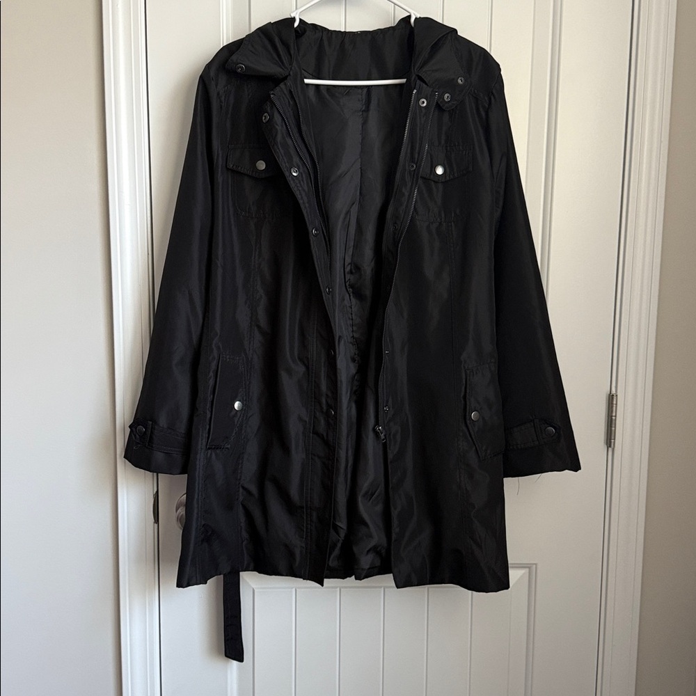 2 Piece Fur Rain Coat - Picture 9 of 12